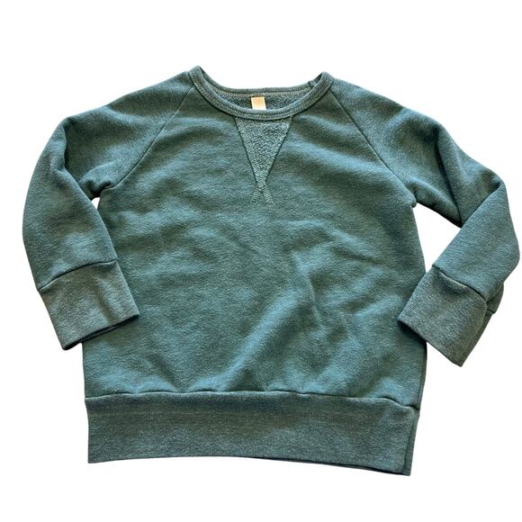 Childhoods Sage Green Crew Neck Fleece Sweatshirt 2T - Picture 1 of 4